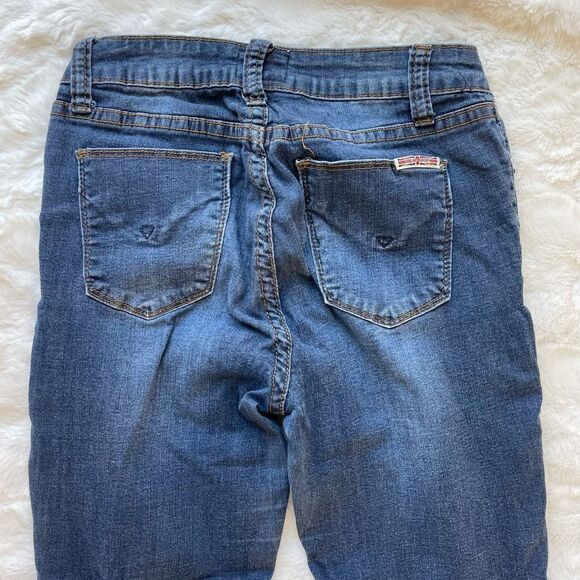 Hudson Distressed Skinny Denim Jeans - Girls 16 - Picture 4 of 7